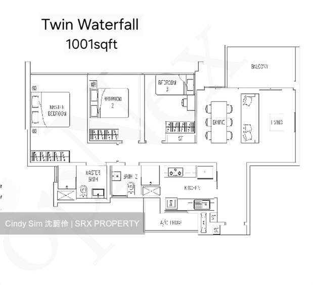 Twin Waterfalls (D19), Condominium #502623721